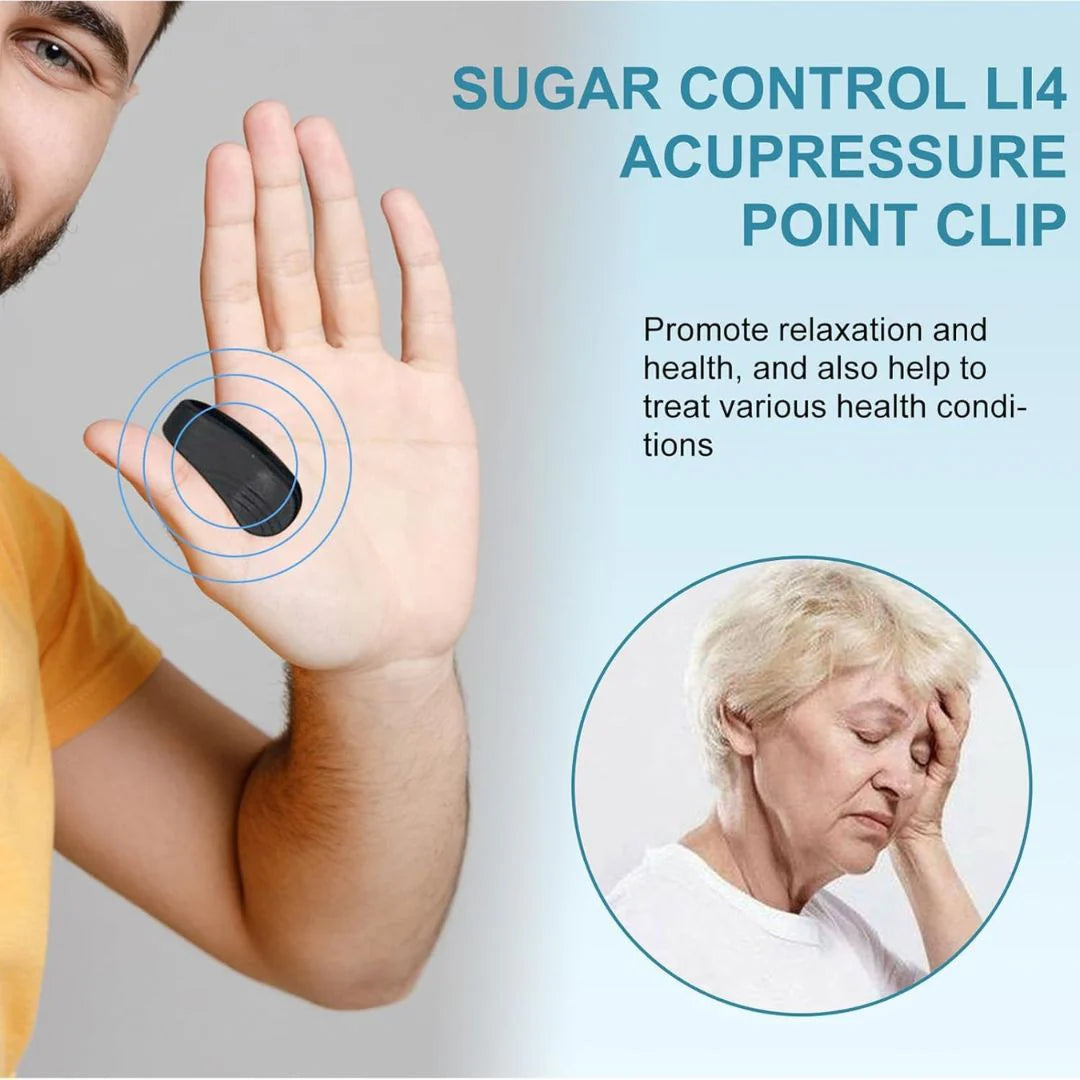 Diabetes Acupressure Clip – Natural Relief for Blood Sugar & Stress