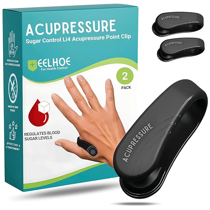 Diabetes Acupressure Clip – Natural Relief for Blood Sugar & Stress
